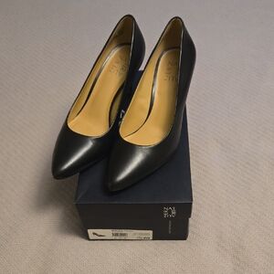🚚  new Naturalizer Black Leather Pumps Natalie| 3" Heel | US 7.5 Wide